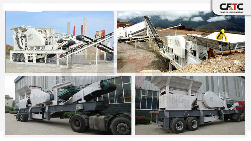 mobile jaw crusher station